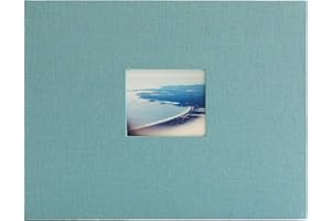 Kolo Newport 8.5" x 11" Refillable Scrapbook, Ideal for Wedding Albums and Baby Books, Ocean