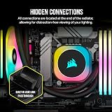 Corsair iCUE LINK H150i RGB 360mm AIO Cooler with QX120 RGB Fans view 5