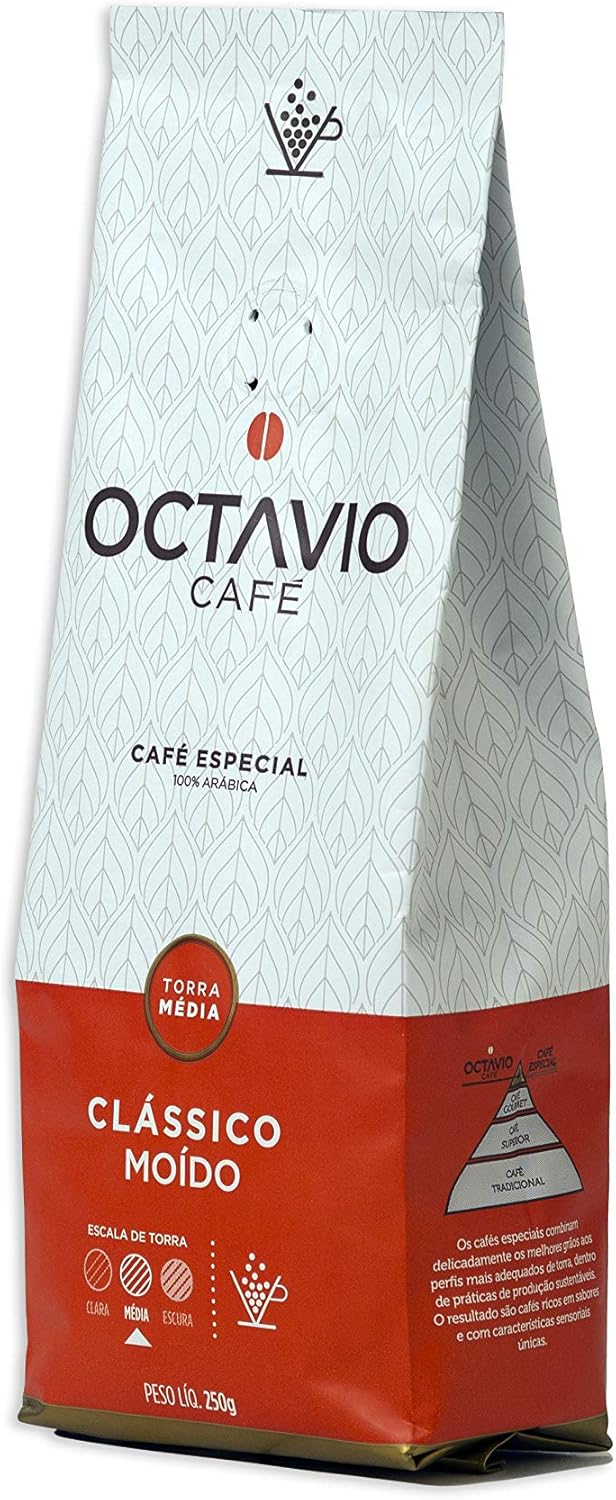 Café Torrado e Moído Clássico Tm Octavio Café Especial 250g por Octavio Café Especial