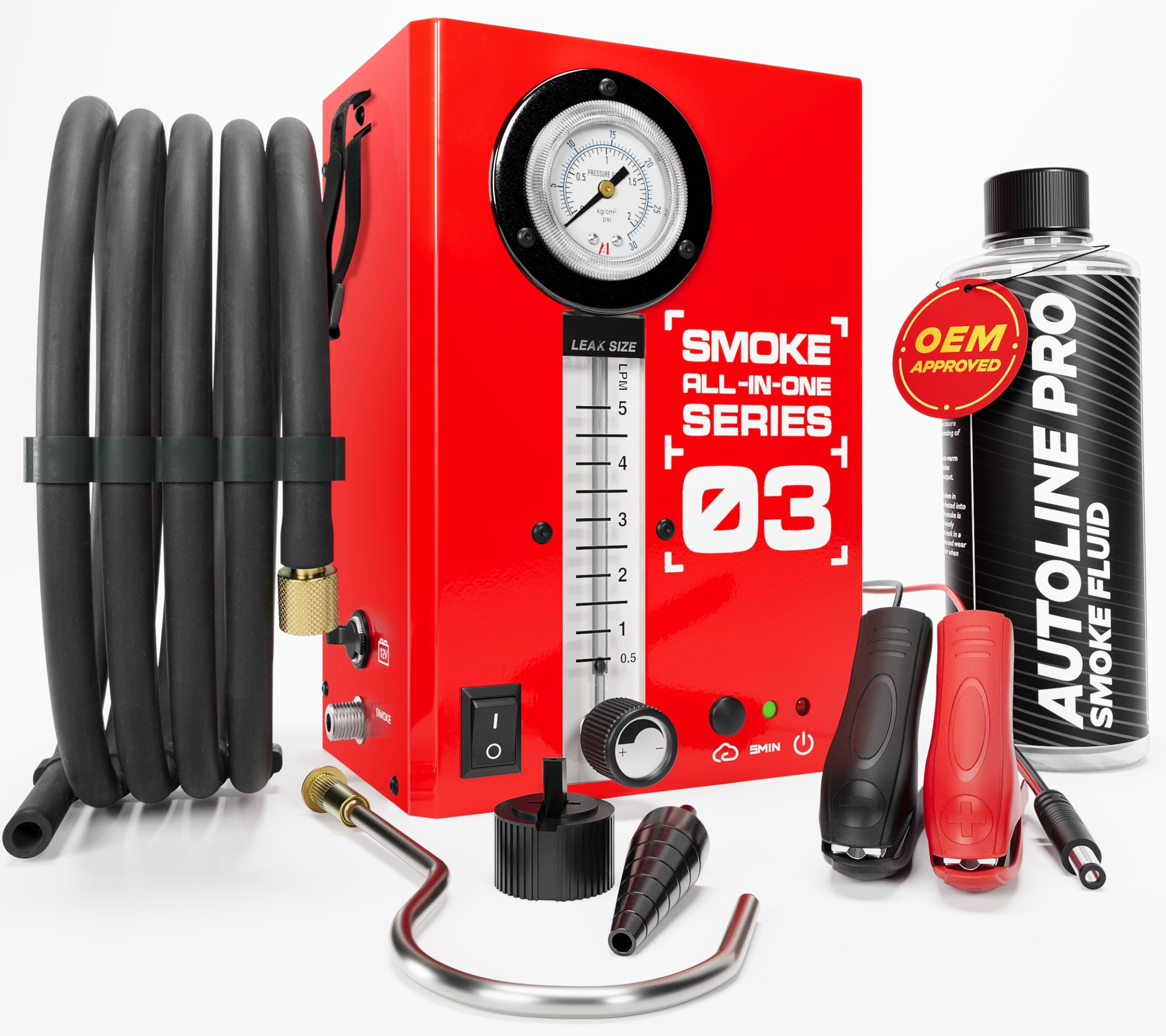 Automotive Leak Tester With Built-in Air Motor and