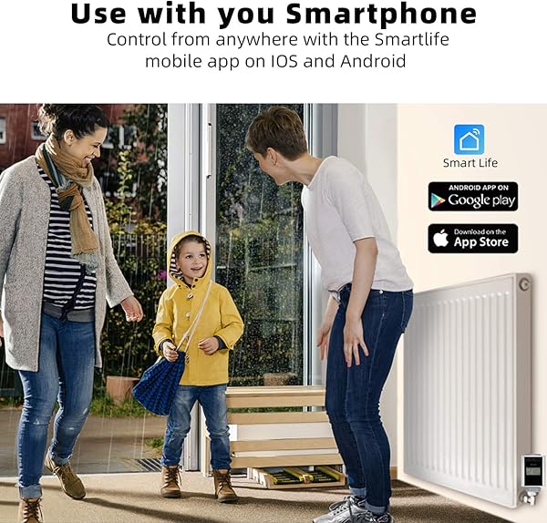 AWOW Smart Home Set thermostat heizungInklusive Zigbee Heizkrperthermostat und WIFI Gatewayfr alle gngigen HeizkrperventileKompatibel mit Alexa Google AssistantAPP Fernbedienung