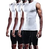 NELEUS Men's 3 Pack Athletic Compression Under Base Layer Sport Tank Top