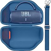 Baval Hard Portable Case Compatible with JBL Charge 6/Charge 5 Portable Waterproof Bluetooth Speaker(Blue Case)