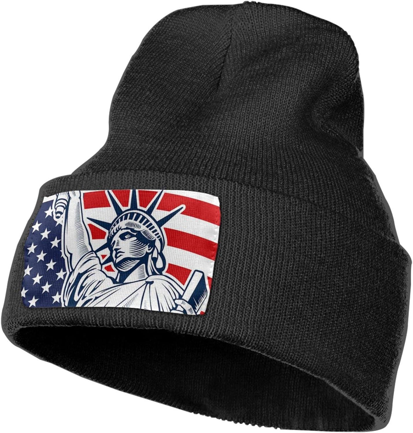 Christmas Statue of Liberty USA Flag Knitted Hat Warm Hat