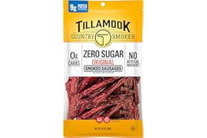 Tillamook Country Smoker Keto Friendly Zero Sugar Smoked Sausages, Original, 10 Ounce