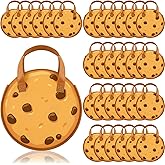 Tranqun 36 Pcs Cookies Party Favor Bags Bulk Cookie and Milk Non Woven Goodie Bags with Handle for Chocolate Chip Cookie Birthday Baby Shower Party Supplies