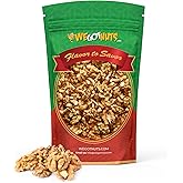 California Raw Walnuts- 4 Pounds, Resealable Package-Fresh, No Shell, Unsalted-All Natural Dry Halves and Chopped Pieces-For 