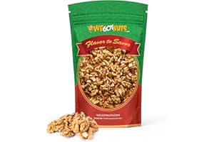 California Raw Walnuts- 4 Pounds, Resealable Package-Fresh, No Shell, Unsalted-All Natural Dry Halves and Chopped Pieces-For Snacking, Kids, Baking Brownies, Diet- Kosher Certified- by We Got Nuts