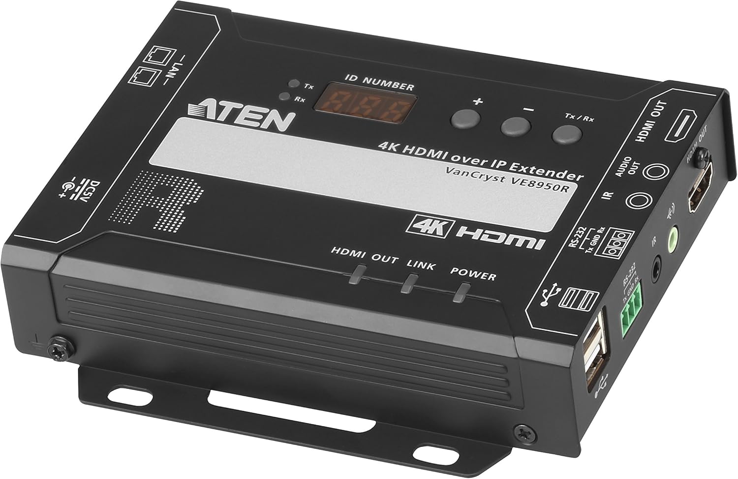 Aten VE8950R 4K HDMI Cable Over IP Receiver, black