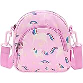 Choco Mocha Little Girls Purse for Kids 4-6 6-8 Kids Crossbody Bag Toddler Purse 2 3 4 Girl Christmas Purses Gifts