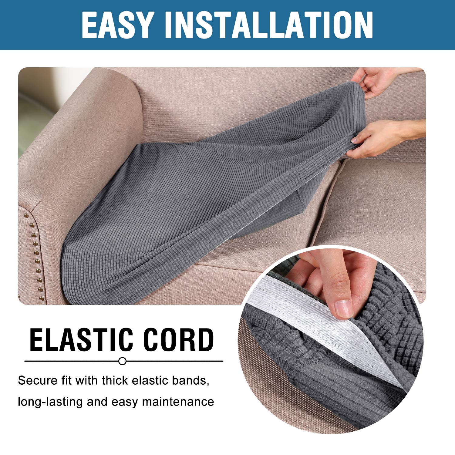 H.VERSAILTEX High Stretch Individual Seat Cushion