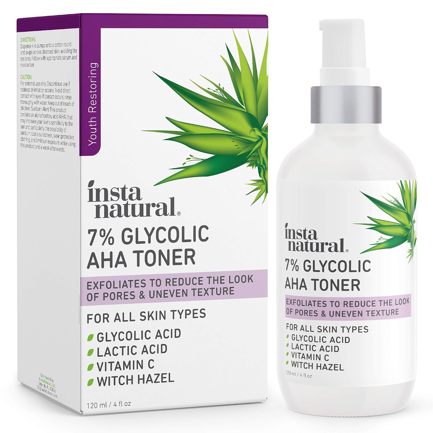 Insta Natural 7% Glycolic AHA Toner