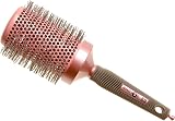 Head Jog 80 Pink 60mm Ceramic Radial Hair Brush Nylon Bristle Blow Dry Styling