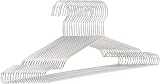 Amazon Basics Stainless Steel Clothes Hangers 20 Pack view 1
