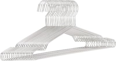 Amazon Basics Stainless Steel Clothes Hangers 20 Pack