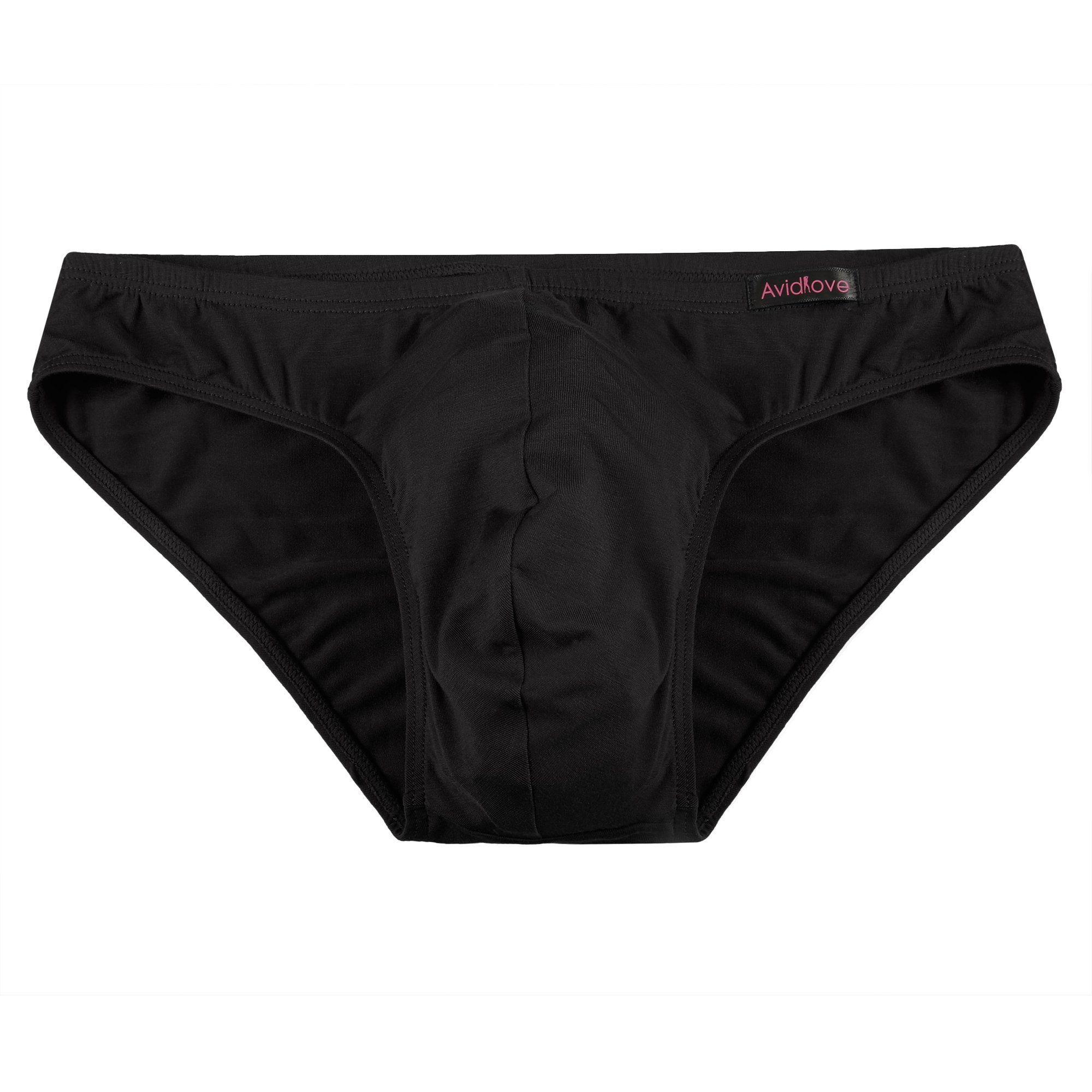 Avidlove Mens Bikini Brief Low Rise Breathable Underwear For Men 4 Pack