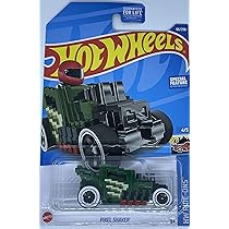 Hot Wheels 2022 - Pixel Shaker - Treasure Hunt - Green - HW Ride