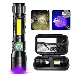 AdamStar Black Light Flashlight, 3 in-1