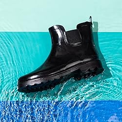 NORTY - Womens Ankle Rain Boots - Ladies Waterproof