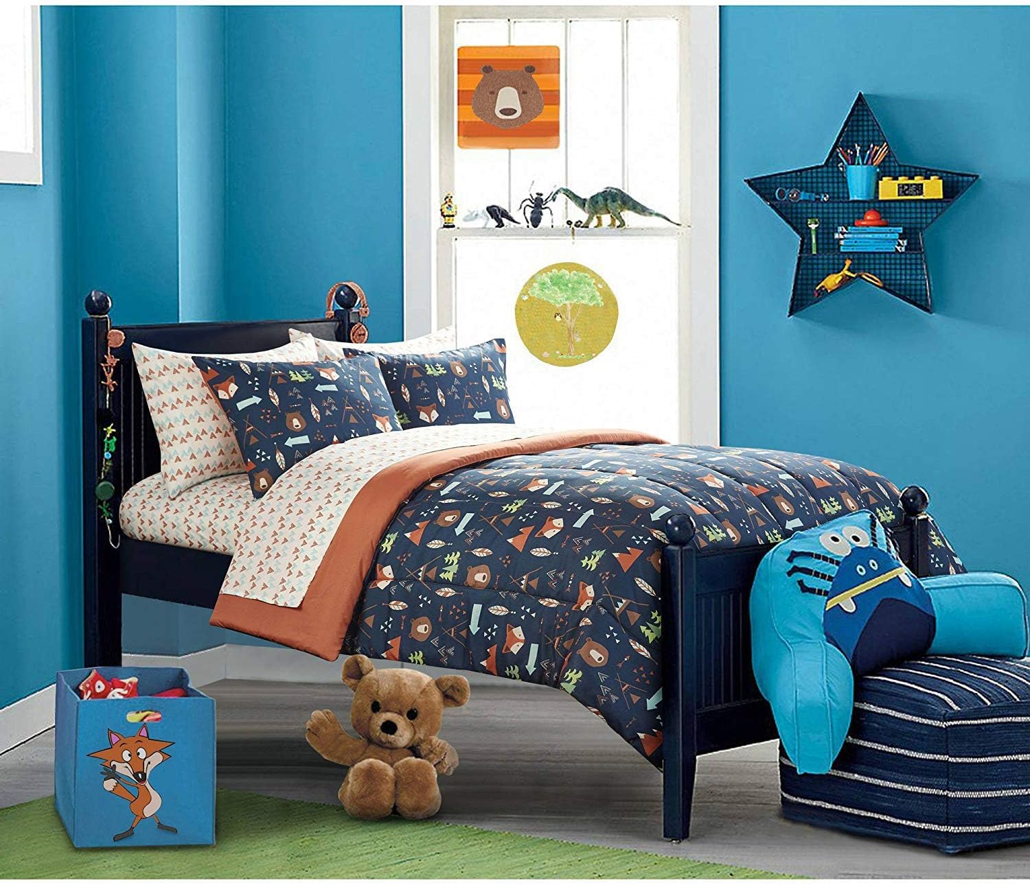 boys woodland bedding