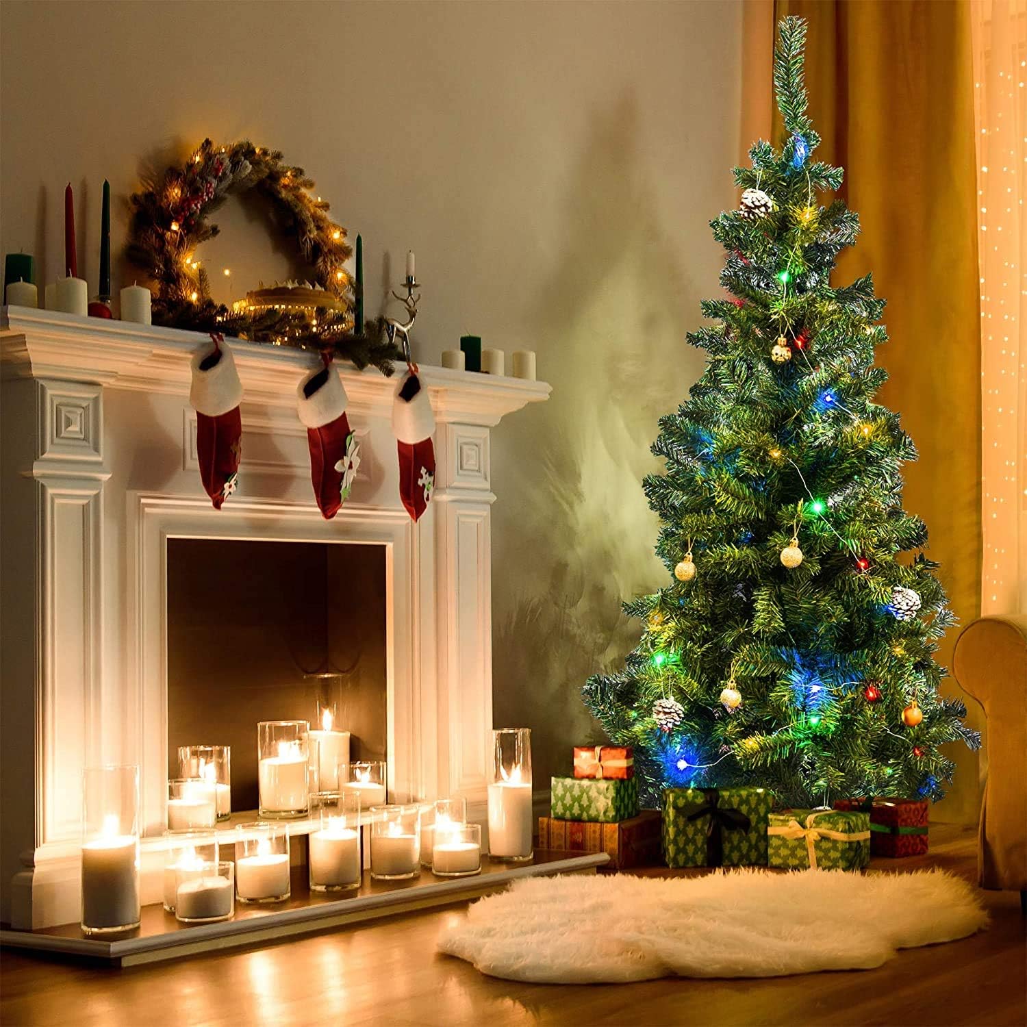 SA Products Classic Green Christmas Tree 6ft Artificial Christmas