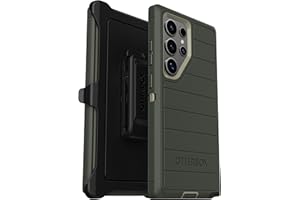 OtterBox Samsung Galaxy S24 Ultra (Only) - Defender Series Case - Lichen The Trek (Green) - Rugged & Durable - Screenless - w