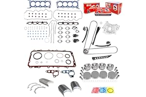 DNJ EK4173AM Master Engine Rebuild Kit for 2004-2006 Ford, Lincoln Expedition, F-150, F-250 Super Duty 5.4L V8 24V SOHC 330cid