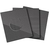 Rolcoassuns Carbon Fiber Sheet, 240&times;240 MM 0.5mm 1.0mm 1.5mm 2mm 2.5mm 3.0mm 4.0mm, 3K Full Carbon Fiber Board 100% Plain Weave Glossy Surface Carbon Fiber Plate