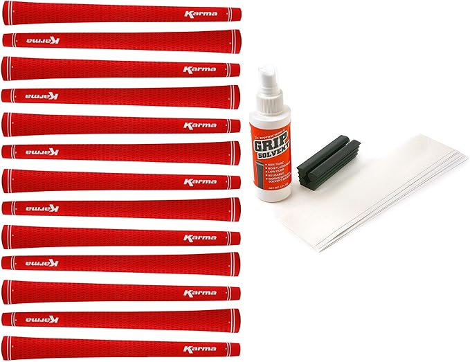 Karma Velour Golf Grip Kit (with Tape, Solvent, Vise clamp), Grip Repair Kits Amazon Canada