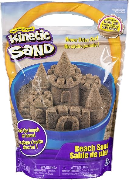 Kinetic Sand 3lb Brown beach Sand 