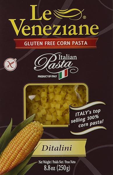 LE VENEZIANE ITALIAN GLUTEN FREE CORN PASTA DITALINI 250
