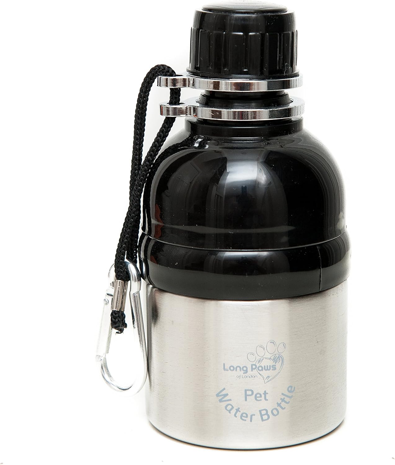 Other Long paws - Pet Water Bottle - Silver - 250 ml, clear, 67208, 250ml