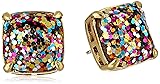 Brass Kate Spade New York Small Square Stud Earrings