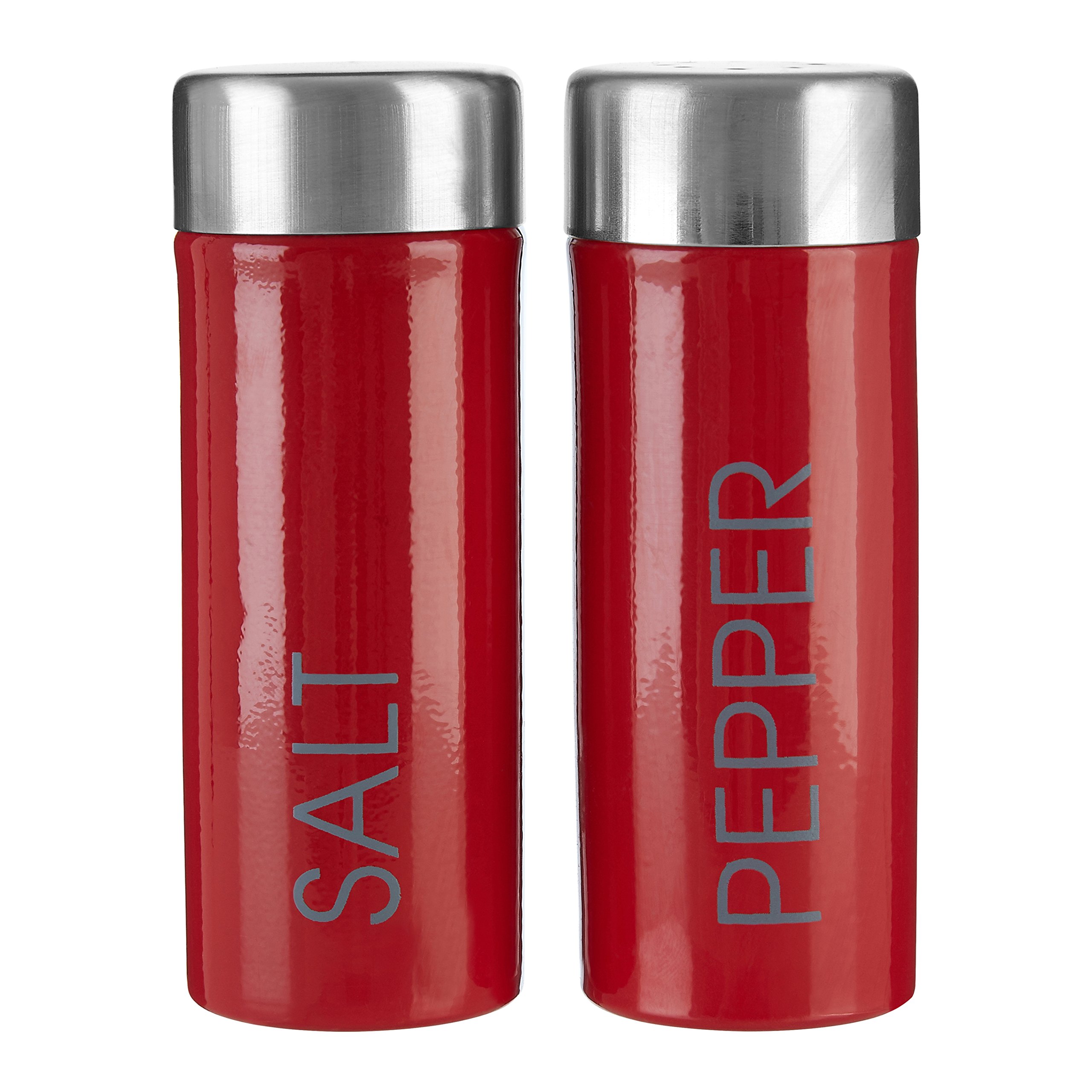 Premier Housewares 508537 Liberty Salt and Pepper Set - Red