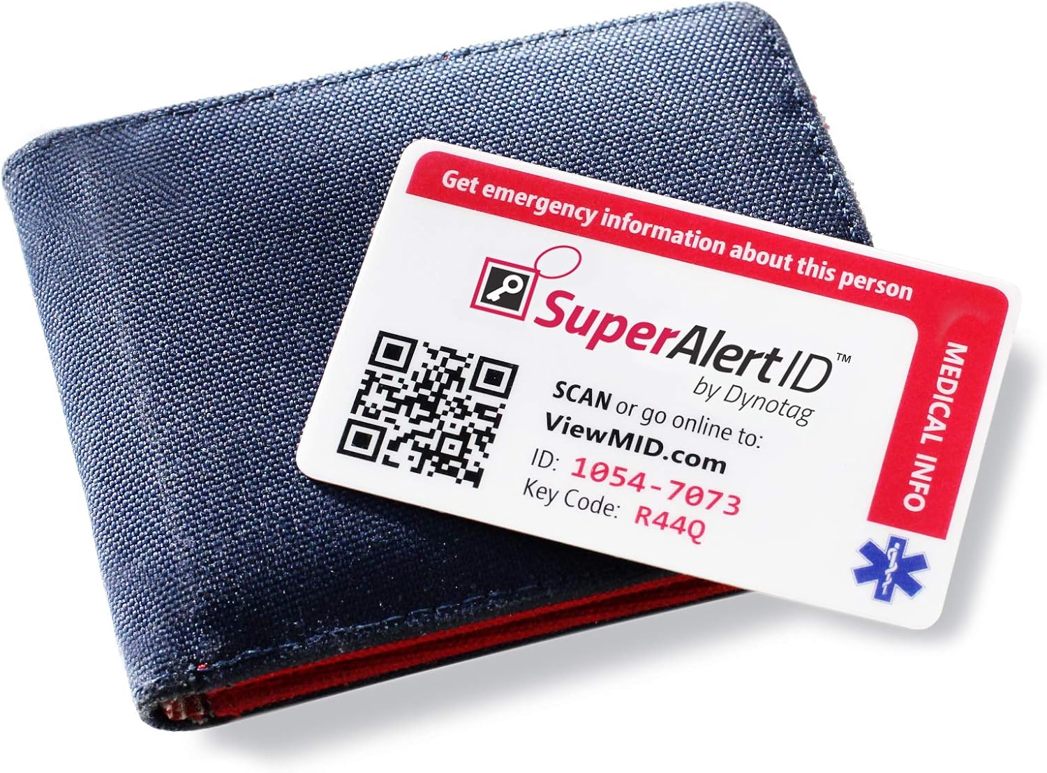SuperAlert™ Smart Medical ID Card with Detailed Online Profile; Wallet Card with Lifetime Subscription - Image 4