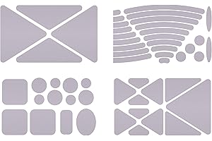 GEAR AID Tenacious Tape Reflective Patches for Safety, Apply Pre-Cut Shapes for Adding High-Visibility to Jacket, Bike, Shoes