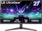 LG UltraGear 27GS50F 27 Inch Gaming Monitor 1080p 180Hz 1ms MBR HDR10