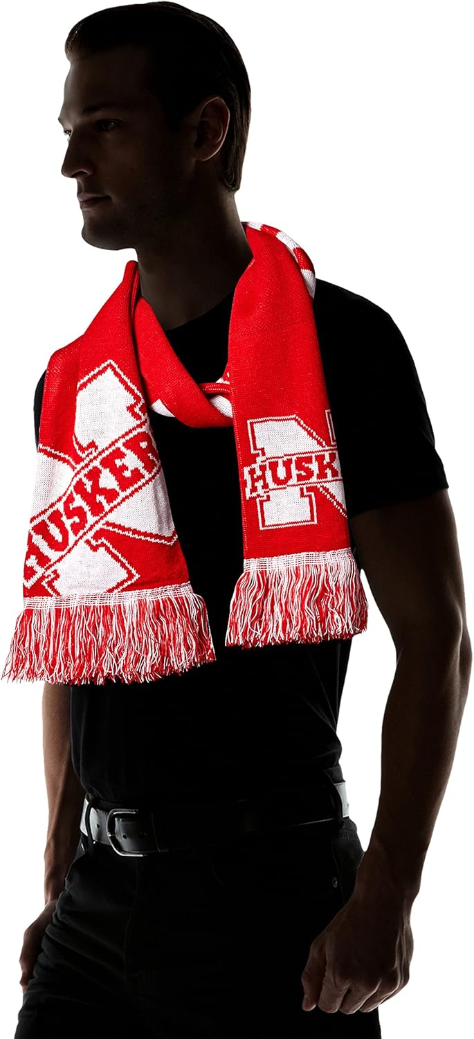 Nebraska Reversible Split Logo Scarf : Clothing