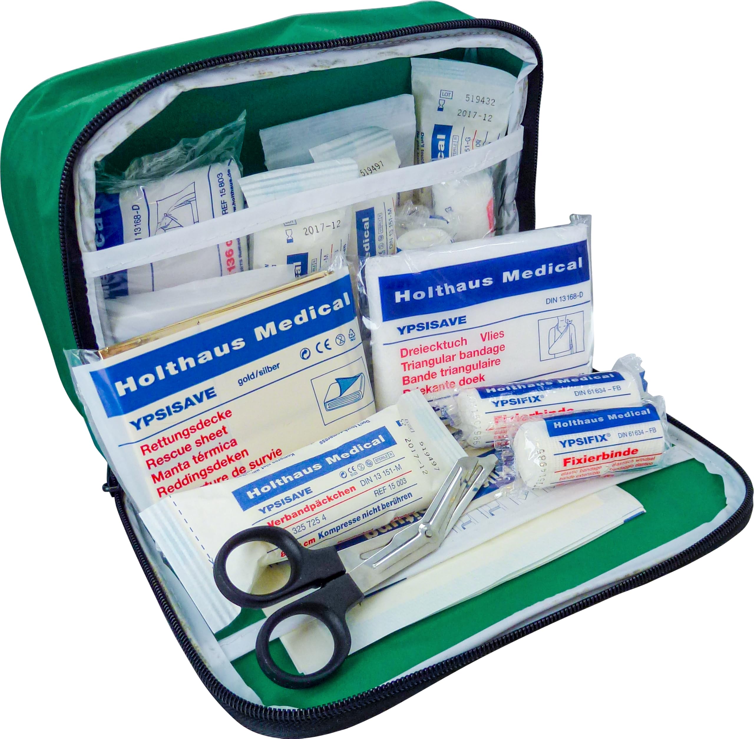 Safety First Aid Group Din 13164 European Motoring First Aid Kit