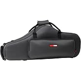 Gator Cases Adagio Series Shaped EPS Polyfoam Lightweight Case for Bb Tenor Sax; (GL-TENORSAX-S23)
