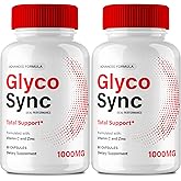 Glyco Sync Glyco Optimizer Capsules, GlycoSync Blood Formula Support Supplement Pills, Premium Formula for Healthy Circulation & Stable Levels, All Natural GlycoSync Pills Reviews (2 Pack)