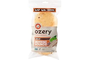 OZERY BAKERY INC. OZERY BAKERY Morning Round Pita Bread, Muesli, 12.7 Ounce, Pack of 6