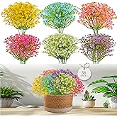 36PCS Babys Breath Artificial Flowers Fake Babys Breath Flowers Artificial Bulk, Realistic Faux Babies Breath Gypsophila Bouquet Flores Artificiales para Decoracion for Wedding Party Home Decor