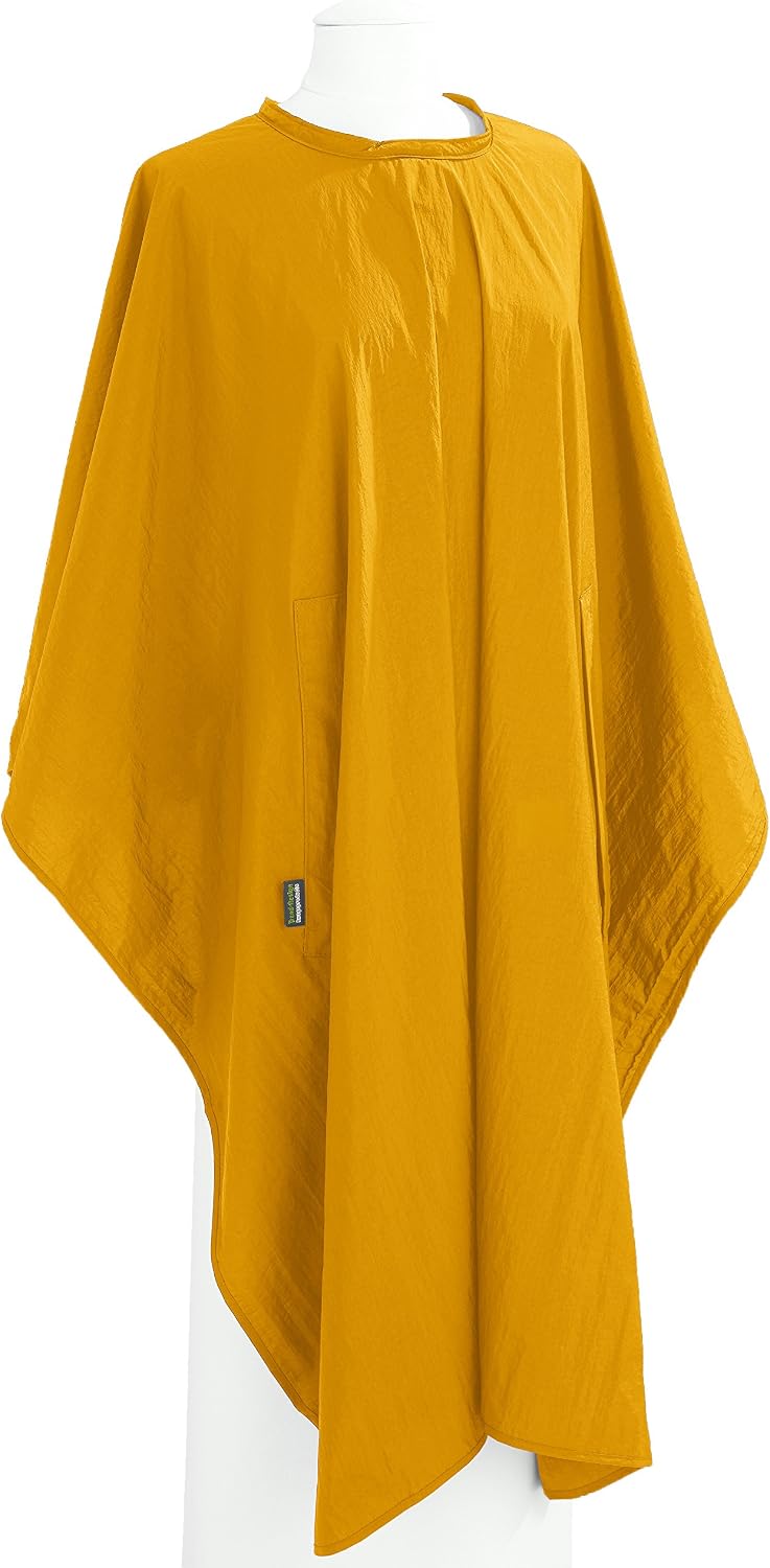 Trend Design Classic Hair Cutting Cape, Yellow, 0.21 kg
