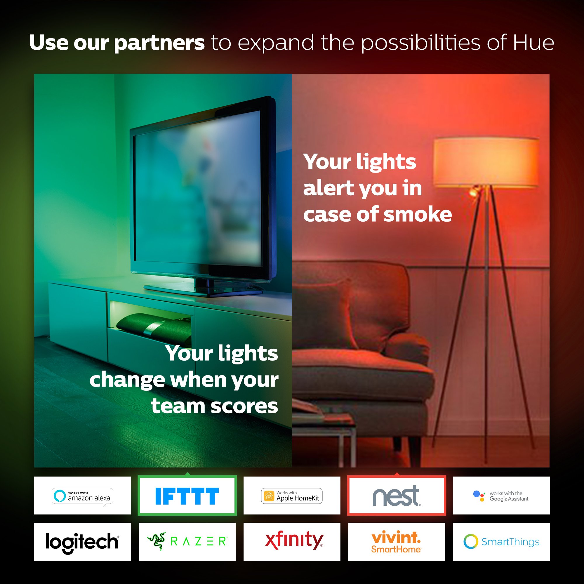 Philips Hue Go White and Color Portable Dimmable LED Smart Light Table Lamp (Requires Hue Hub