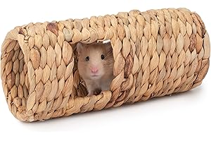 Niteangel Creative & Composable Hamster Tunnel - DIY & Build Unique Tube Burrow as Hideout for Small Sized Animals Like Hamsters Mouse Gerbils Mice (7.5-inch L - SHLD)