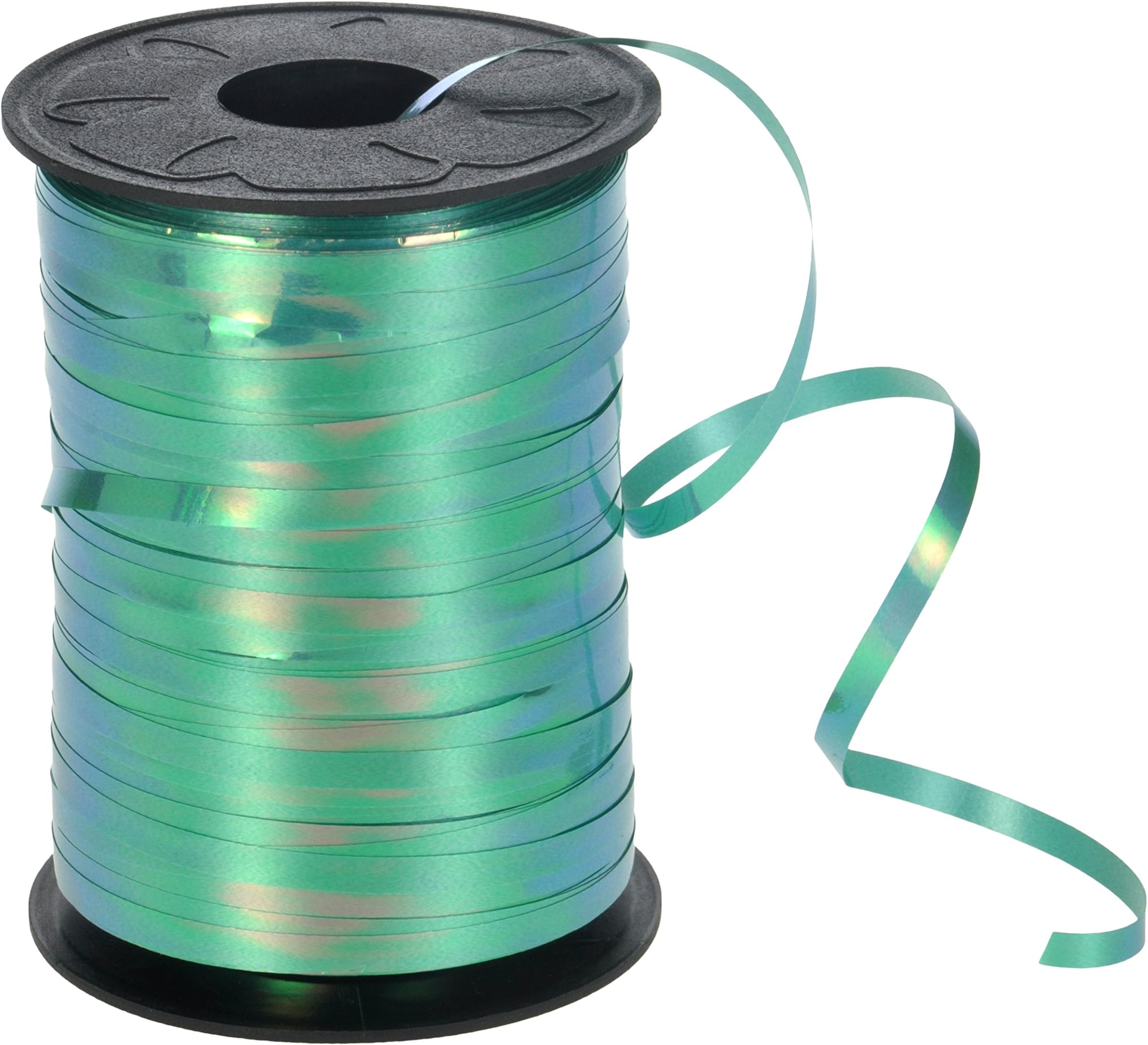HiArt RC50306 Iridescent Curling Ribbon, 3/16" x 500 Yard, Green