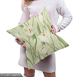 Ambesonne Garden Art Fabric by The Yard, Spring