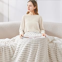 BEDELITE Fleece Throw Blanket for Couch, 300GSM
