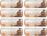 Tidyz TidyZ Pack of 100 Nappy Bags Thick Strong On A Roll with Tie Handles (800